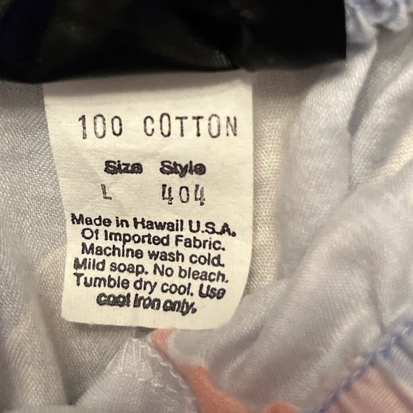 VTG Women 2 pc Set Tank Shorts Sz L Tropical Island Tiki Party Hawaiian Resort - Picture 7 of 7